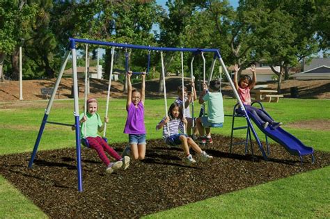 A wide variety of playground swings options are available to you Child Safe Swing Set Toddler Playground Backyard Slide
