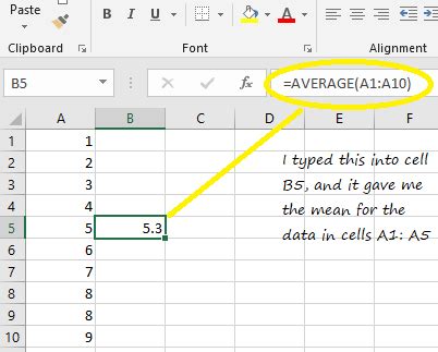 Mean In Excel Easy Steps Oanhthai