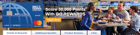 Navy Federal Credit Union GO REWARDS Card 30,000 Bonus Points + No Annual Fee + 3X Points On ...