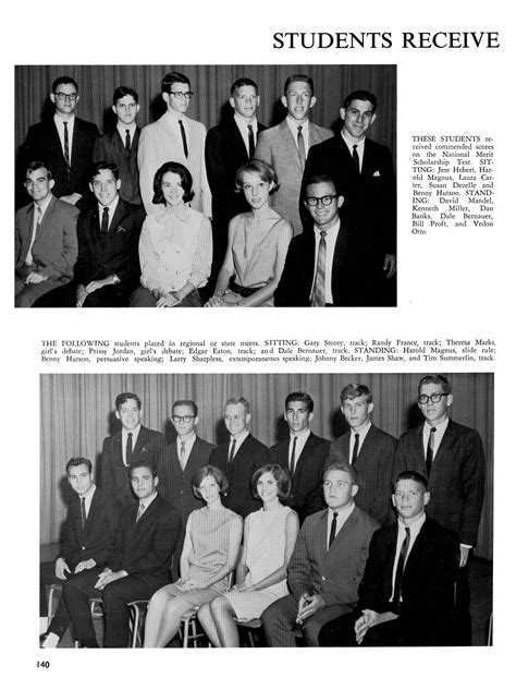 The Yellow Jacket Yearbook Of Thomas Jefferson High School 1965