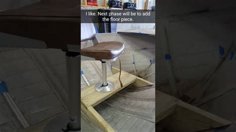 Adding A Pedestal Seat In A Small Boat Youtube