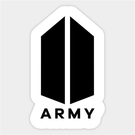 Bts Army Logo Bts Bangtan Boys Kim Taehyung V Jin Kim Sticker