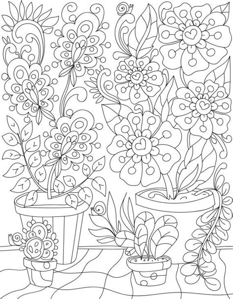 Downloadable Adult Coloring Page Magic In By Liltcoloringbooks How