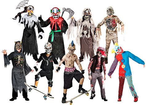 Halloween Kids Fancy Dress Horror Film Character Boys Childrens Costume