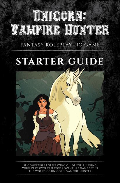 Unicorn Vampire Hunter Starter Guide Rpg Item Videogamegeek