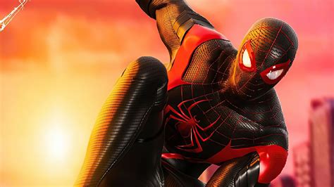 Spiderman Black Red Suit Wallpaper