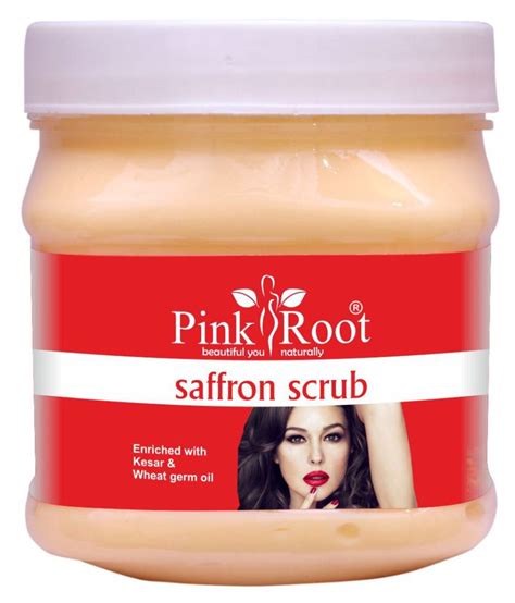 Pink Root Saffron Facial Scrub 500 Ml Buy Pink Root Saffron Facial