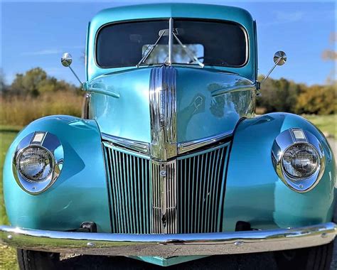 Pick Of The Day 1940 Ford Pickup Restored With Vivid Turquoise Paint