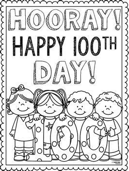 This coloring page tells us about the activities students usually do on the 100th day of school. 100th Day Coloring Page | 100 day of school project, 100th ...