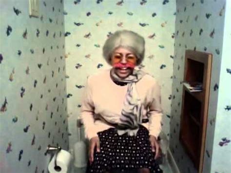 Granny Aggie Sittin On The Toilet YouTube