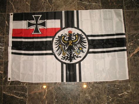German Deutsch Reich Imperial Germany Ww1 Historical Naval Flag 3ftx 5ft In Flags Banners