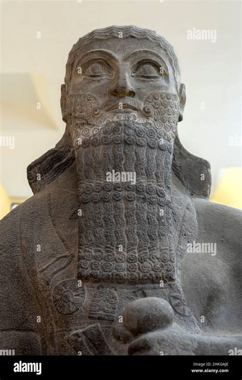 Statue Of The Assyrian King Shalmaneser III 858 824 B C Istanbul
