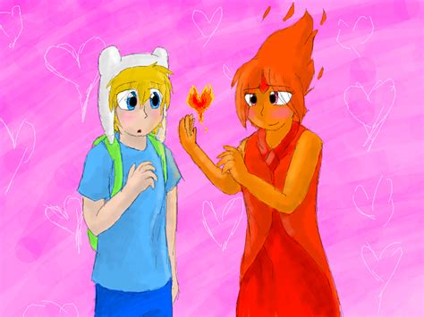 Finn And Flame Princess By Cascadingserenity On Deviantart