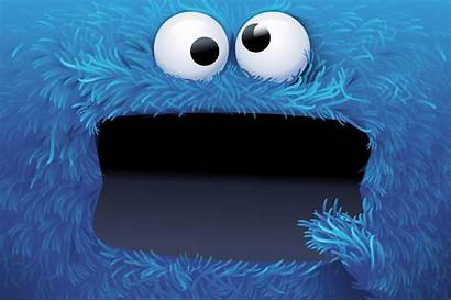 Cookie Monster Cartoon Eyes Street Sesame Puppets