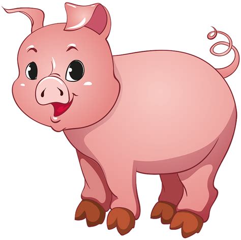 Download Pig Clipart Pink Pig Cartoon Png Funny Transparent Png Png Images