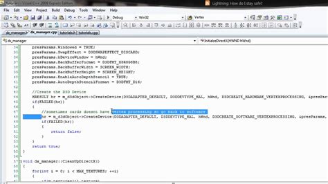 Directx9 C Tutorial 2 Making A Directx Manager Part 44 Youtube