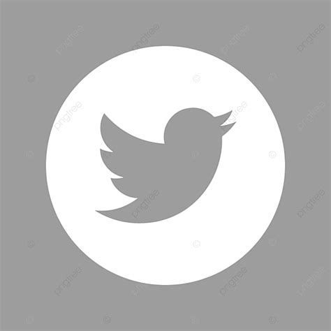 Ikon Twitter Putih Hitam Dan Putih Twitter Logo Twitter Vektor