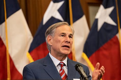 Texas Governor Announces Extension Of Federally Supported Covid 19