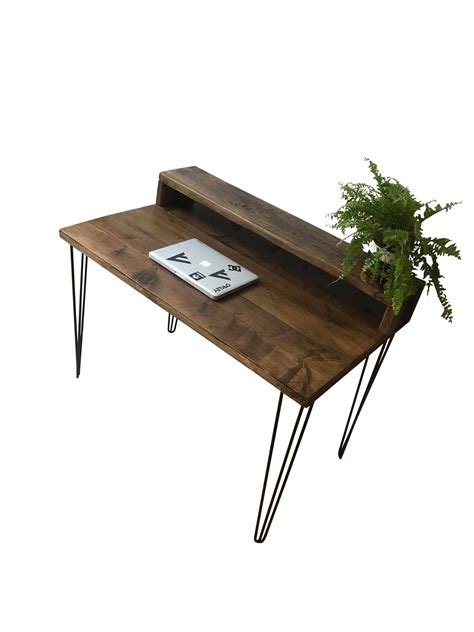 Reclaimed Wood Hairpin Desk Sustainable Furniture