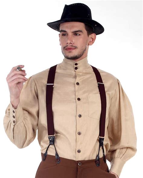 Steampunk Victorian Gothic Neo Seigneur Costume Gentlemen Shirt C1292