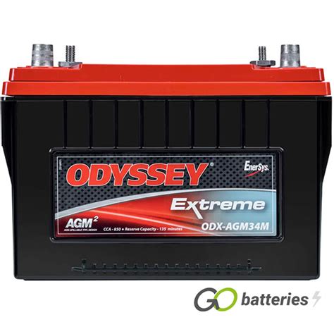 Odx Agm34m Odyssey Extreme Marine Battery 12v 65ah 34m Pc1500 Nsb