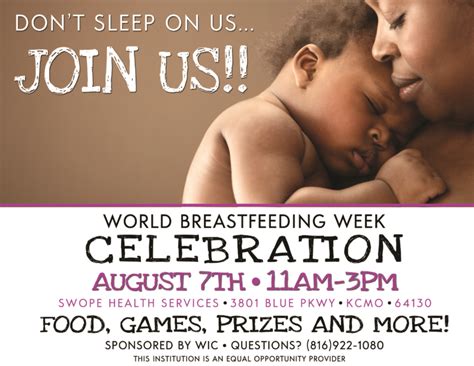 Breast Is Best Celebrating Breastfeeding Aug 1 7 Swope Health