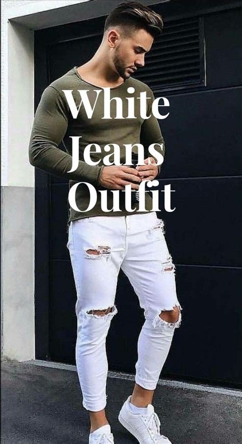 White Jeans Outfit Men How To Style White Jeans Jeans Outfit Men