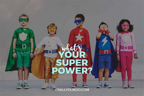 What's Your Superpower? | It's All You Boo