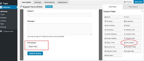 How To Easily Create File Upload Form In Wordpress With Weforms Wedevs