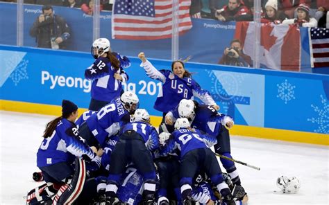 Us Womens Hockey Win Caps A Strong Medal Surge For Team Usa Wsj