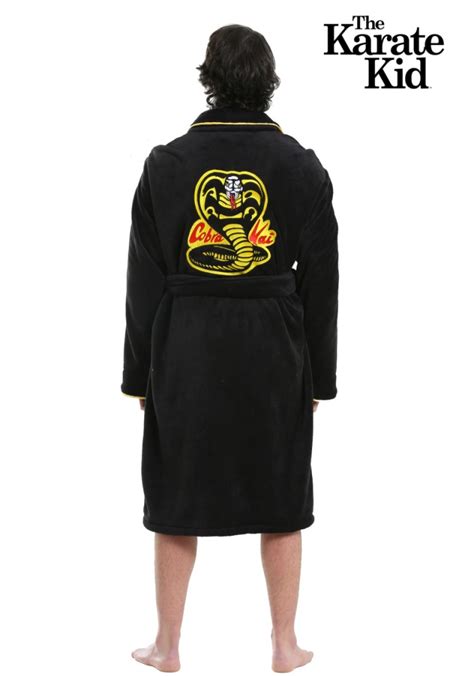 What to get someone who is an anime fan? Karate Kid Cobra Kai Adult Bathrobe - Celestes Toys and Gifts