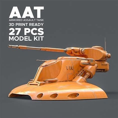 Star Wars Aat Battle Tank 3d Print Ready Model Kit 3d Model 3d