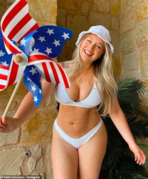 Iskra Lawrence Showcases Her Post Pregnancy Body As She Slips Into A