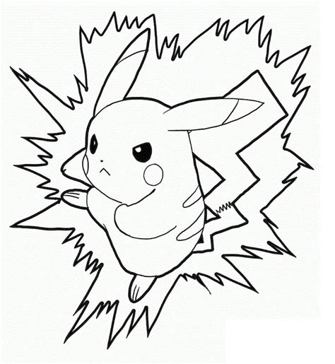 Gambar Pikachu Hitam Putih Anna King