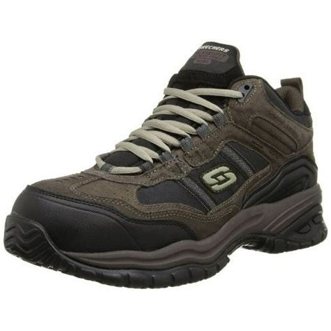 Skechers Work Mens Soft Stride Canopy High Top Athletic Composite Toe