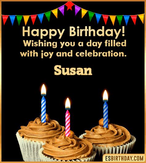 Happy Birthday Susan  🎂 Images Animated Wishes【28 S】