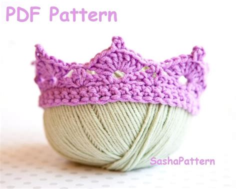 4 Crochet Baby Crowns Patterns Promo P Crochet Crown Crochet Crown