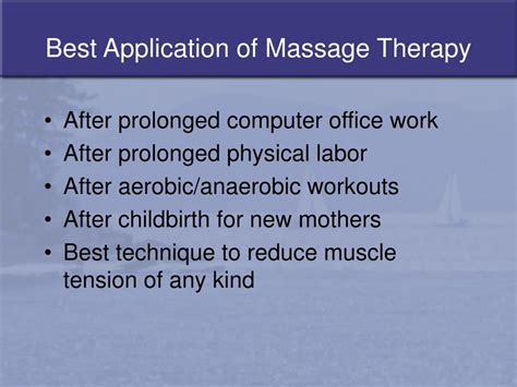 Ppt Massage Therapy Powerpoint Presentation Free Download Id174691