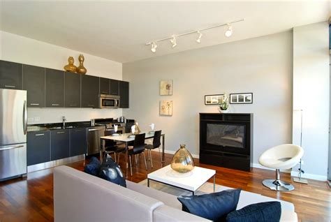 Living Room With Kitchen Interior Design Brown Living Room Home