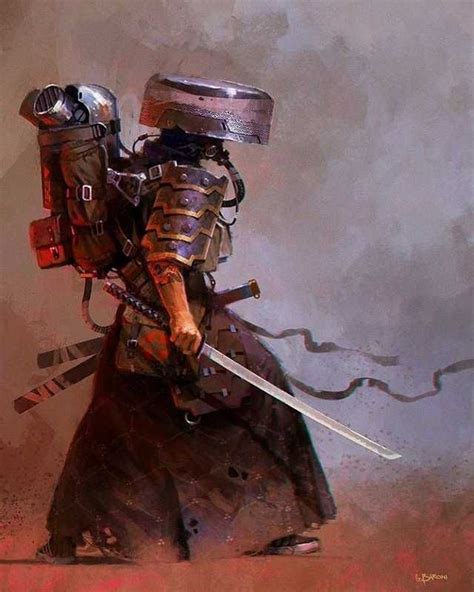 Future Tech Samurai Imgur Rpg Character Fantasy Character Design