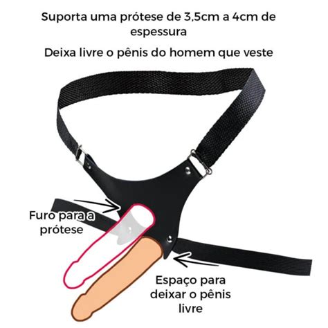 cinta peniana dupla penetração Ânus e vagina sem prótese