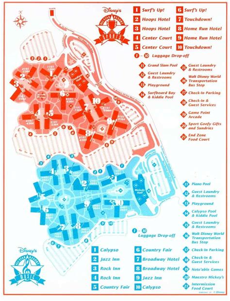 We'll check out all of the hotel grounds, food court, pools, lobby. Disney's All-Star Sports Resort Walt Disney World Resorts ...