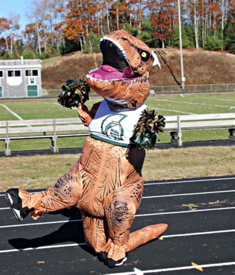 T Rex Cheers For Trojans