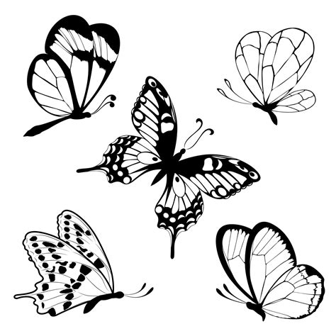 Coloriage Papillons Facile Dedans Papillon À Dessiner
