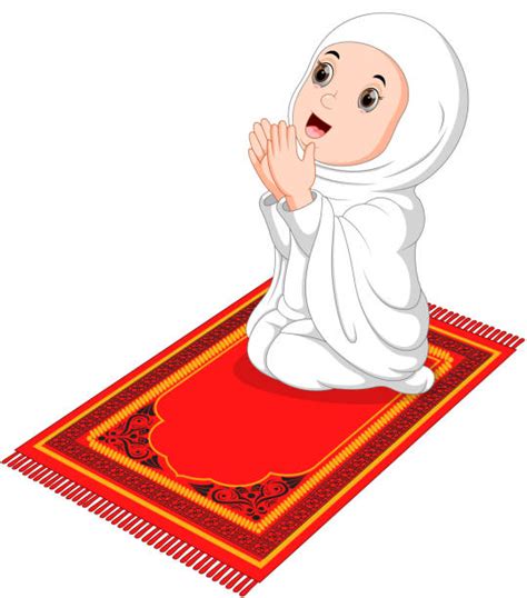 Muslim Girl Praying Illustrations Royalty Free Vector Graphics And Clip