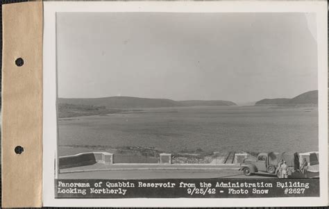 Panorama Of Quabbin Reservoir From The Administration Building Looking