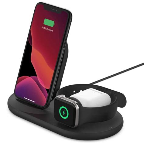 Belkin “boost Charge” 3 In 1 Wireless Charger For Iphone Apple Watch