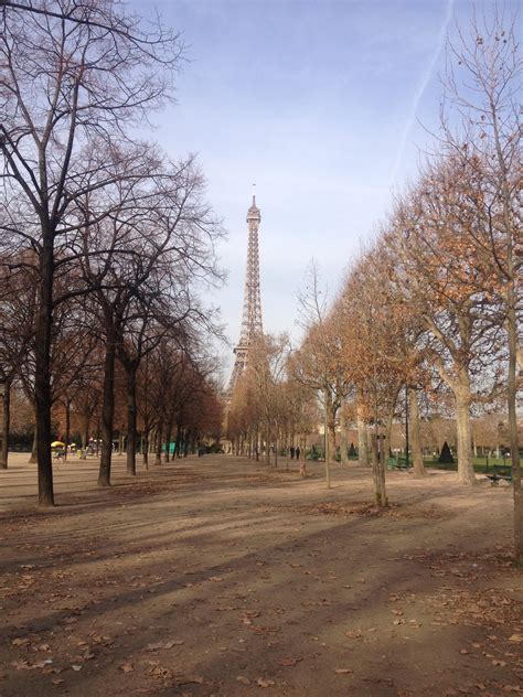 The Beautiful Park Leading Up To The Eiffel Tower Eiffel Tower