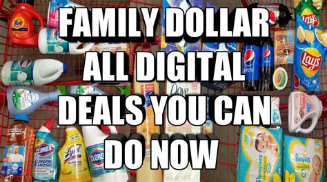FAMILY DOLLAR DEALS| YOU CAN DO THESE DEALS NOW