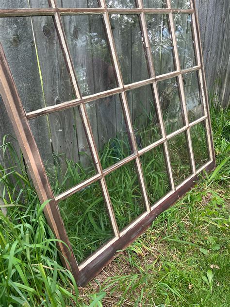Antique Wavy Glass Window Reclaimed From Museum Renovation Etsy